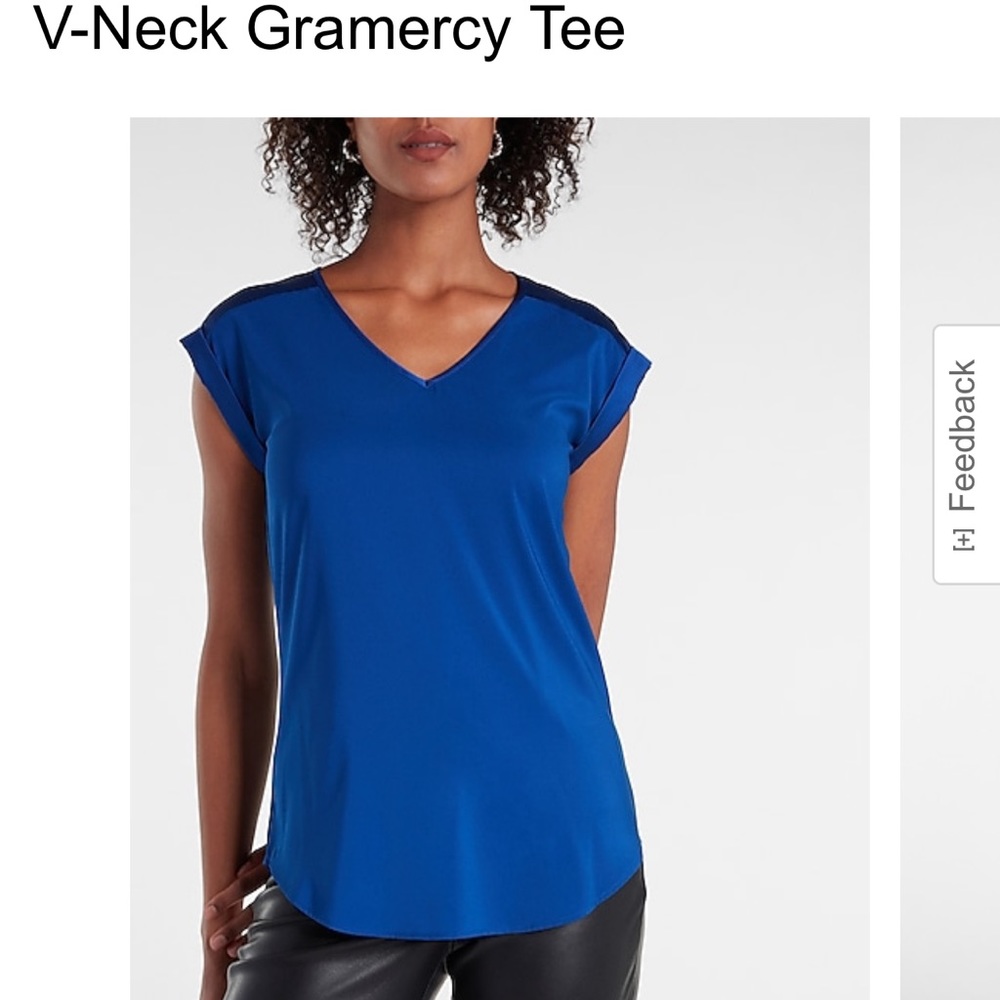 Express V neck Gramercy Tee